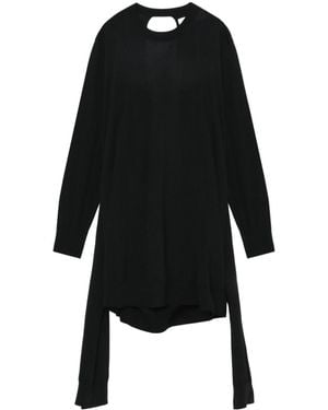 Toga Tie-Fastening Top - Black