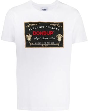Dondup Logo Print T-shirt - ブラック