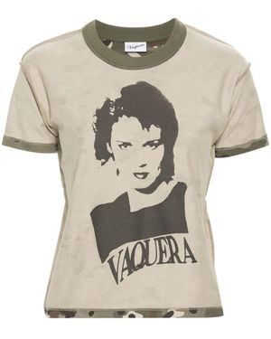 VAQUERA Inside-out Cotton T-shirt - White