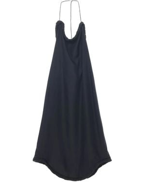Carven Silk Dress - Blue