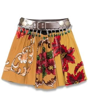 Chopova Lowena Logger Mini Skirt - Red
