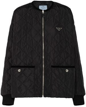 Prada Quilted Light Re-Nylon Jacket - Black
