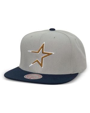 Mitchell & Ness Star-Embroidered Baseball Cap - Grey