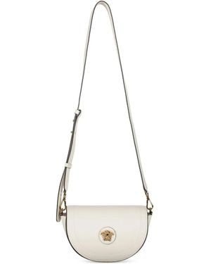 Versace Leather Crossbody Bag - White