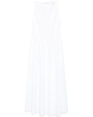 Matteau Tie Back Midi Dress - White