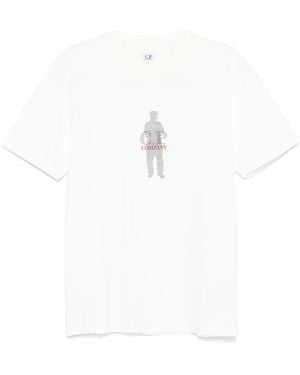 C.P. Company グラフィック Tシャツ - ホワイト