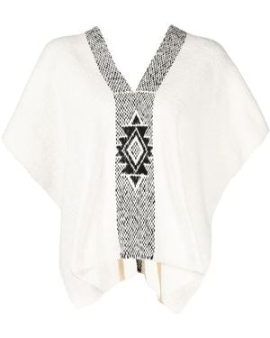 Voz Cotton Knit Top - White