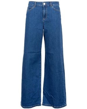 Marella Emme Wide-Leg Jeans - Blue