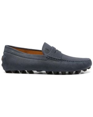Tod's Leather Loafers - Blue