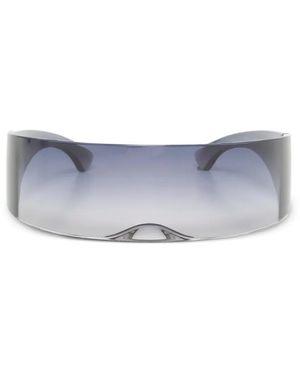 MM6 by Maison Margiela Wraparound Sunglasses - Grey