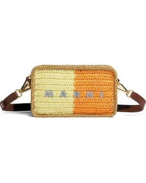 Marni Seaside Colour-Block Camera Bag - Metallic