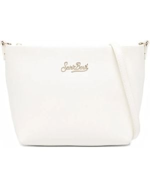 MC2 Saint Barth Aline Logo Cross Body Bag - White