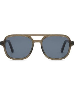 Fora Wiser Double-Bridge Sunglasses - Blue