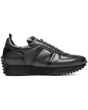 Officine Creative Kasba 003 Leather Trainers - Black