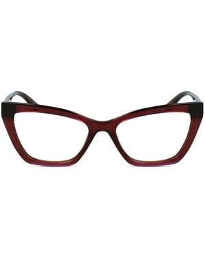 KARL LAGERFELD Cat-Eye-Brille - Rot