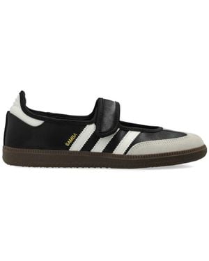 adidas Bailarinas Samba Jane Con Cierre Autoadherente - Blanco