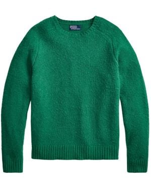Polo Ralph Lauren Pull À Coudières Contrastantes - Green