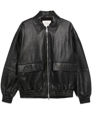 Studio Nicholson Leather Jacket - Black