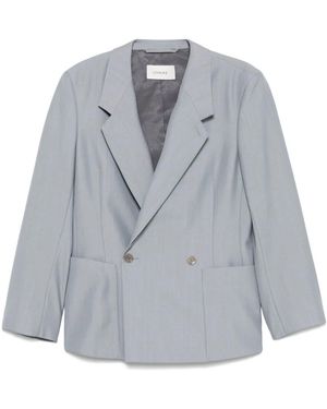 Lemaire Double-Breasted Blazer - Grey