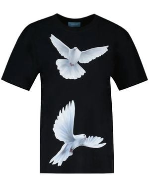 3.PARADIS Freedom Doves T-Shirt - Black