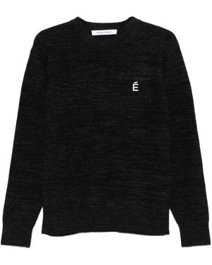 Etudes Studio Sweat À Logo Brodé - Noir
