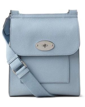 Mulberry Small Antony Leather Shoulder Bag - Blue