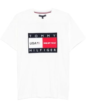 Tommy Hilfiger Klassisches T-Shirt - Weiß