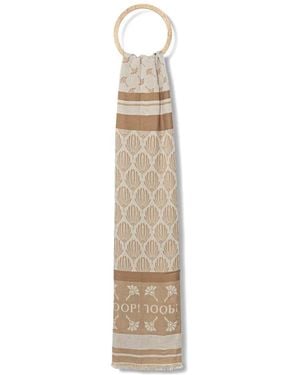 Joop! Alessia Fringed-Hem Scarf - White