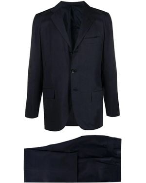 Kiton Two-Piece Single Breasted Suit - Blue