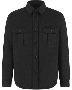 Brioni Button-Up Overshirt - Black