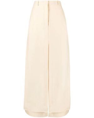 Lanvin Rok Met Split - Naturel