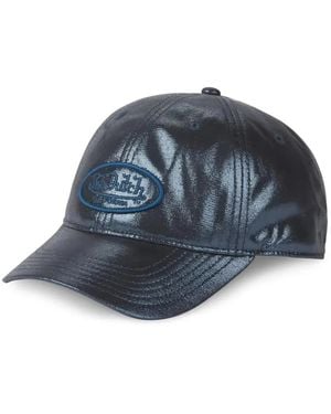 Von Dutch Logo-Baseballkappe Mit Glitter-Effekt - Blau