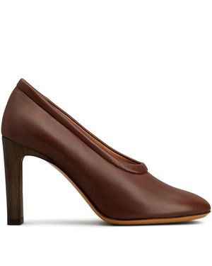 Tod's レザーパンプス - ブラウン