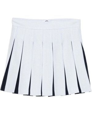 Vivetta Textured Pleated Mini Skirt - White