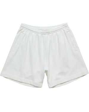 Acne Studios Logo-Patch Shorts - White