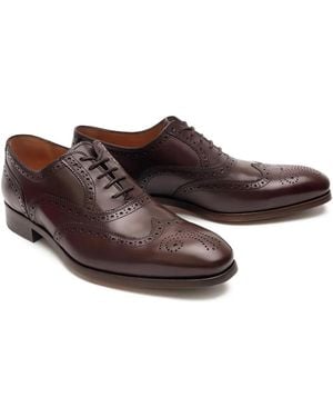 LOJA DAS MEIAS Lace-Up Brogue Shoes - Brown