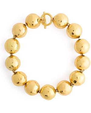 Patou Collana Sphere Martellata - Metallizzato