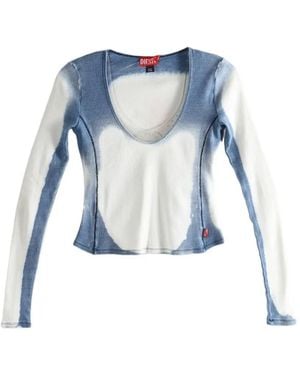 DIESEL Long-Sleeves Top - Blue