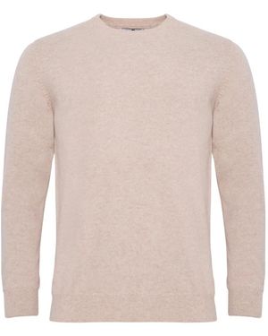 LOJA DAS MEIAS Crew-Neck Long-Sleeves Jersey Jumper - White