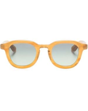 Moscot Dahven Square-Frame Sunglasses - Yellow