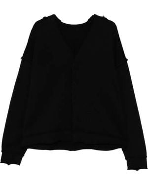 The Viridi-anne Fringed Cardigan - Black
