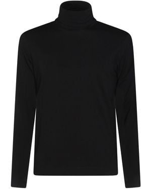 Cruciani High-Neck T-Shirt - Black