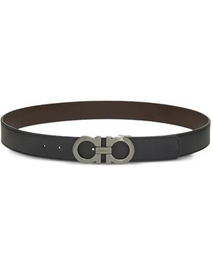 Ferragamo Gancini Verstelbare Gespriem - Wit