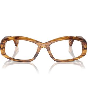 Alain Mikli Gafas con montura geométrica - Marrón