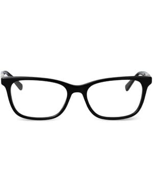 Longchamp Gafas Con Placa Del Logo - Negro