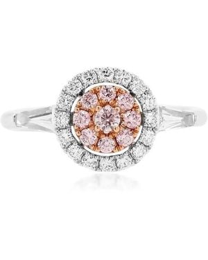 HYT Jewelry 18Kt Argyle Diamond Engagement Ring - White
