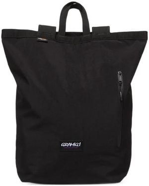 Gramicci Logo-Patch Backpack - Black