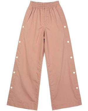 Arlo Mott Baxter Side-Button Trousers - White