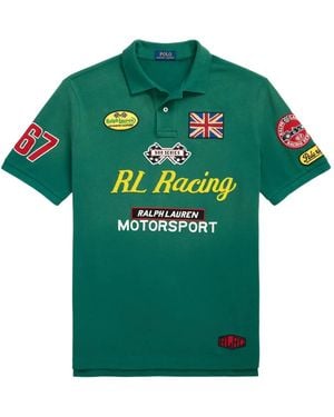 Polo Ralph Lauren Logo-Appliqué Polo Shirt - Green