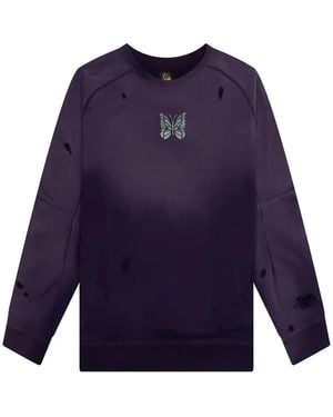 Needles Deconstructed sweatshirt - Azul